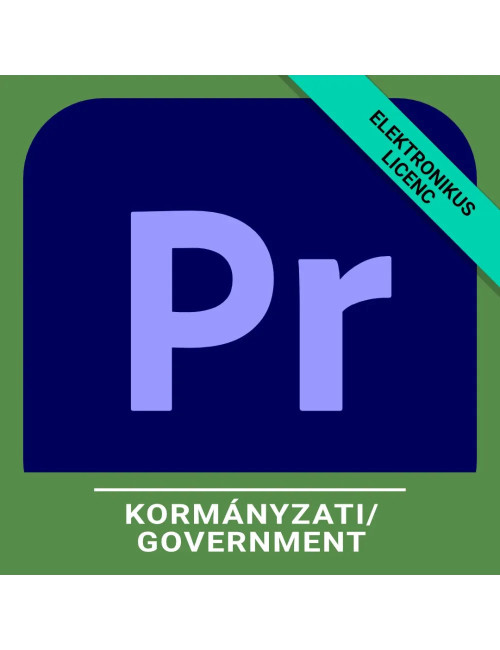 Premiere Pro - Pro for teams - Government, Multi European Languages, Subscription New, 12 Months