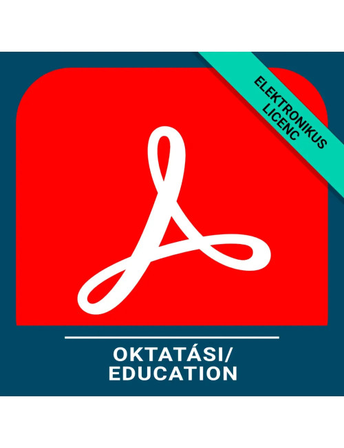 Acrobat Pro 2024 for teams - Education, Multi European Languages, Term License, 12 Months