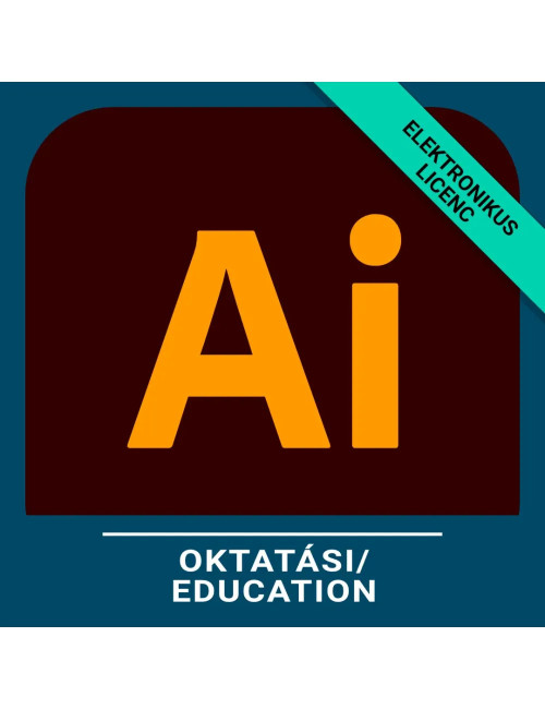 Illustrator for teams - Education, Multi European Languages, Subscription New, 12 Months