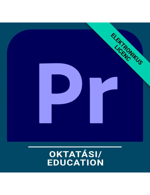 Premiere Pro for teams - Oktatási, Többnyelvű, Új előfizetés, 12 hónap