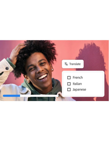 Adobe Firefly Standard for Teams - Kereskedelmi, Angol, Hostolt előfizetés, 12 hónap
