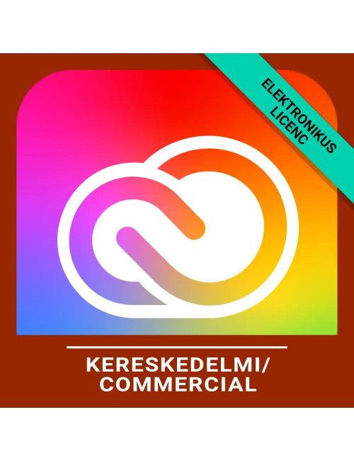 BLACK FRIDAY AKCIÓ -50%! Creative Cloud Pro for teams All Apps - Kereskedelmi, Többnyelvű, Új előfizetés, 12 hónap