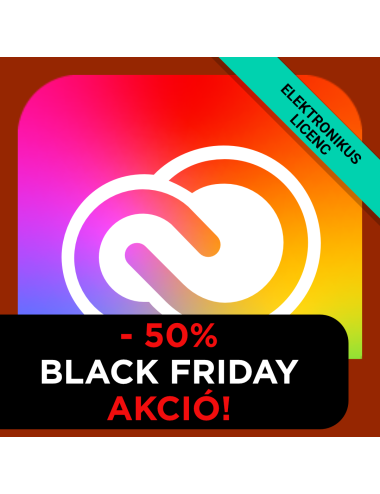 -50% BLACK FRIDAY SALE! Creative Cloud for teams All Apps - Commercial, EU English, Subscription New, 12 Months